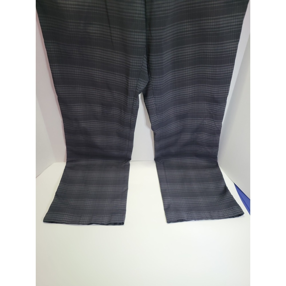 Nike Golf Tour Performance Dri-Fit Black/Gray Plaid Pants Mens 35x30 - Picture 9 of 15